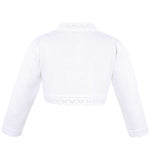 Baby Girls' Bolero Shrug Knit Long Sleeve Button Closure Cardigan LILAX