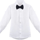 Boys Formal Suit 4 Piece Vest Pants and Tie Dresswear Set / 6 to 12 Years LILAX