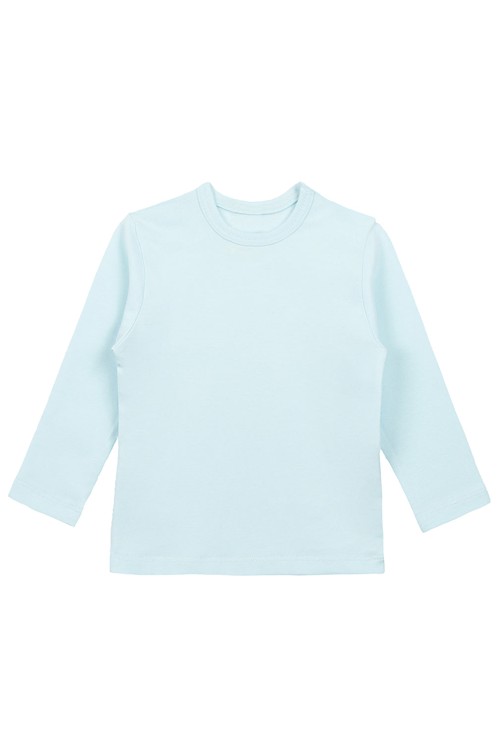 Girls' Basic Crewneck Long Sleeve Cotton T-Shirt / Toddler LILAX