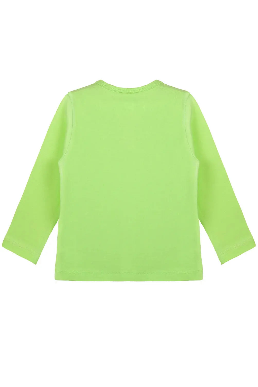 Girls' Basic Crewneck Long Sleeve Cotton T-Shirt  / 5 to 7 Years lilax