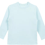 Girls' Basic Crewneck Long Sleeve Cotton T-Shirt  / 5 to 7 Years lilax