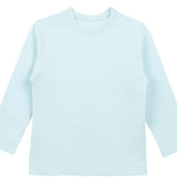 Girls' Basic Crewneck Long Sleeve Cotton T-Shirt  / 5 to 7 Years lilax