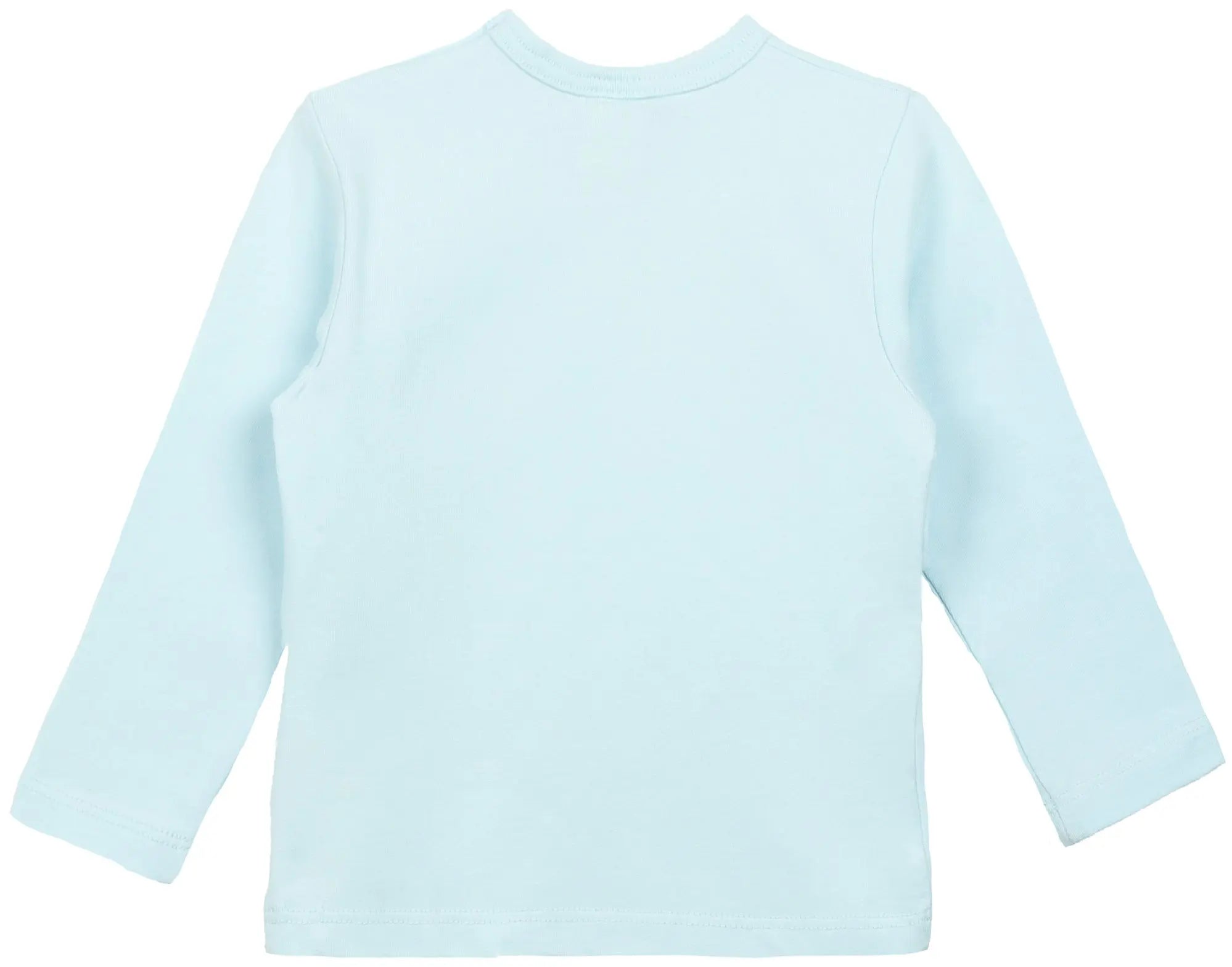 Girls' Basic Crewneck Long Sleeve Cotton T-Shirt  / 5 to 7 Years lilax