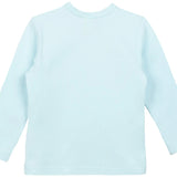 Girls' Basic Crewneck Long Sleeve Cotton T-Shirt  / 5 to 7 Years lilax