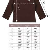 Girls' Basic Crewneck Long Sleeve Cotton T-Shirt  / 5 to 7 Years lilax