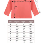 Girls' Basic Crewneck Long Sleeve Cotton T-Shirt  / 5 to 7 Years lilax