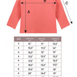 Girls' Basic Crewneck Long Sleeve Cotton T-Shirt  / 5 to 7 Years lilax