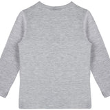 Girls' Basic Crewneck Long Sleeve Cotton T-Shirt  / 5 to 7 Years lilax