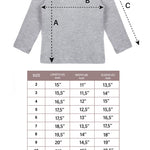 Girls' Basic Crewneck Long Sleeve Cotton T-Shirt  / 5 to 7 Years lilax