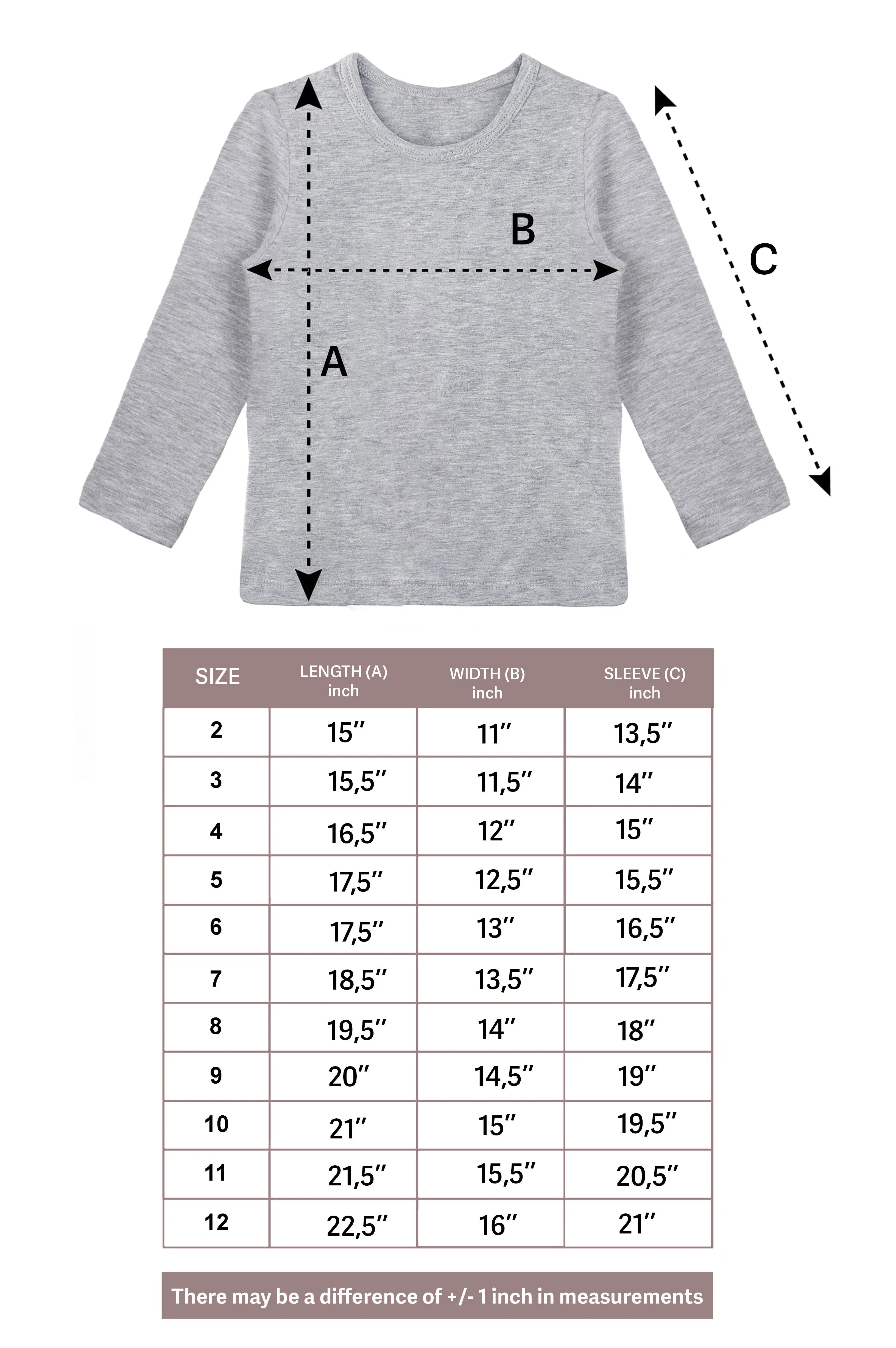 Girls' Basic Crewneck Long Sleeve Cotton T-Shirt  / 5 to 7 Years lilax