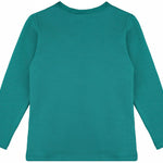 Girls' Basic Crewneck Long Sleeve Cotton T-Shirt  / 5 to 7 Years lilax