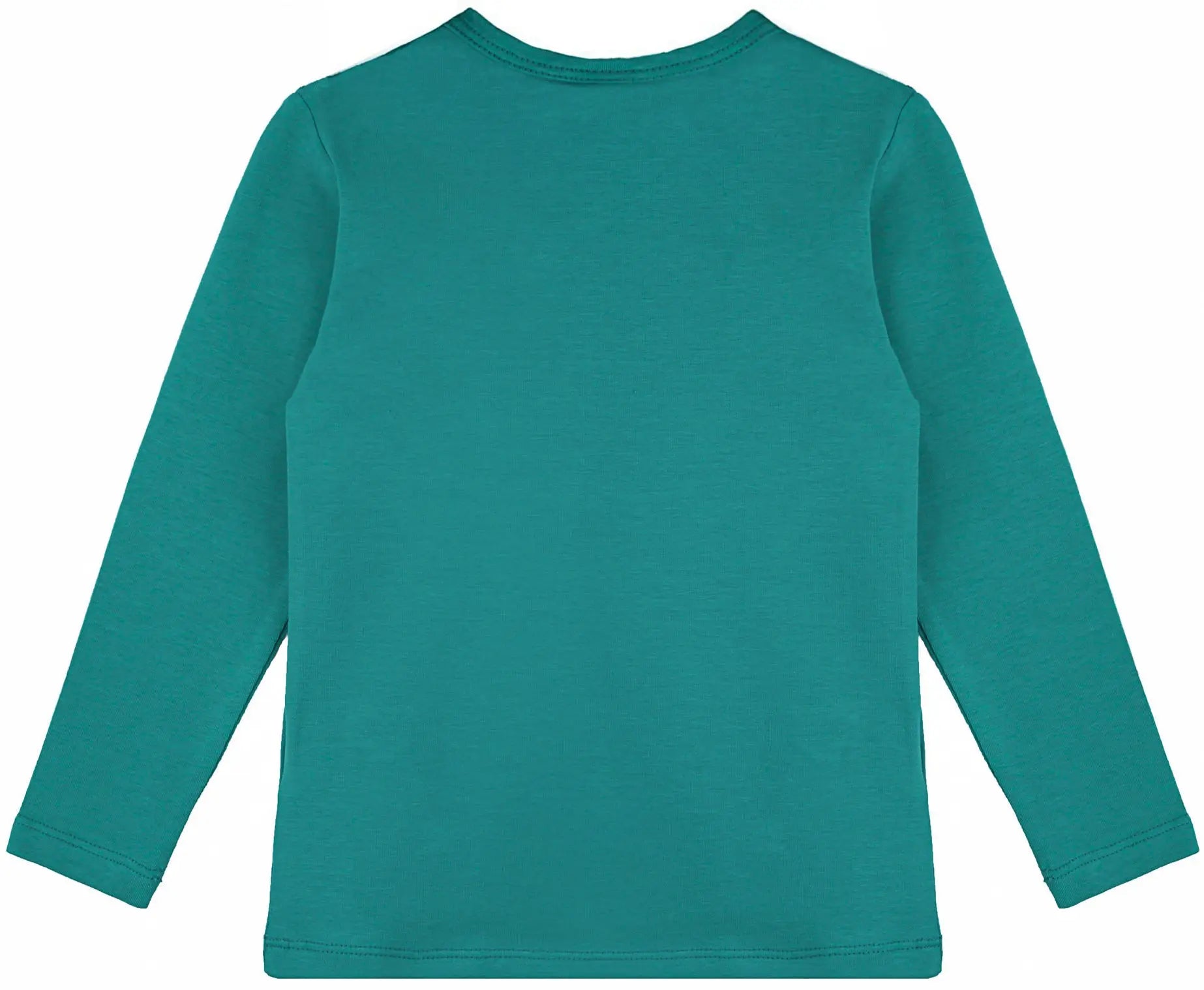 Girls' Basic Crewneck Long Sleeve Cotton T-Shirt  / 5 to 7 Years lilax