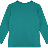 Girls' Basic Crewneck Long Sleeve Cotton T-Shirt  / 5 to 7 Years lilax