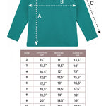 Girls' Basic Crewneck Long Sleeve Cotton T-Shirt  / 5 to 7 Years lilax