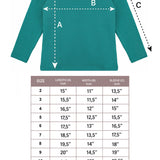 Girls' Basic Crewneck Long Sleeve Cotton T-Shirt  / 5 to 7 Years lilax