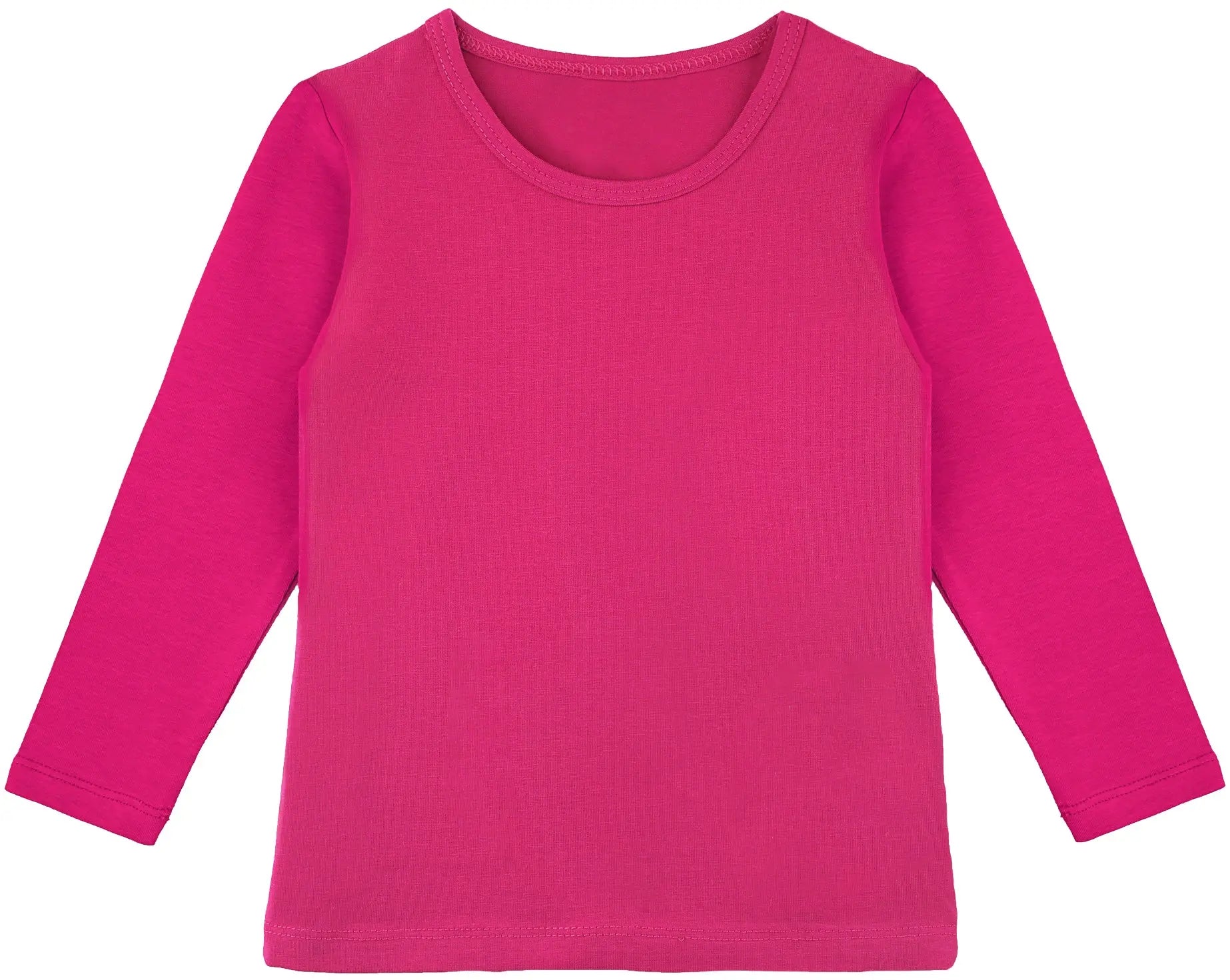 Girls cotton basic solid crewneck t-shirt; best for baby girl clothes & christmas gift ideas