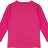 Girls' Basic Crewneck Long Sleeve Cotton T-Shirt  / 5 to 7 Years lilax