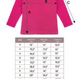 Girls' Basic Crewneck Long Sleeve Cotton T-Shirt  / 5 to 7 Years lilax