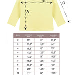 Girls' Basic Crewneck Long Sleeve Cotton T-Shirt  / 5 to 7 Years lilax