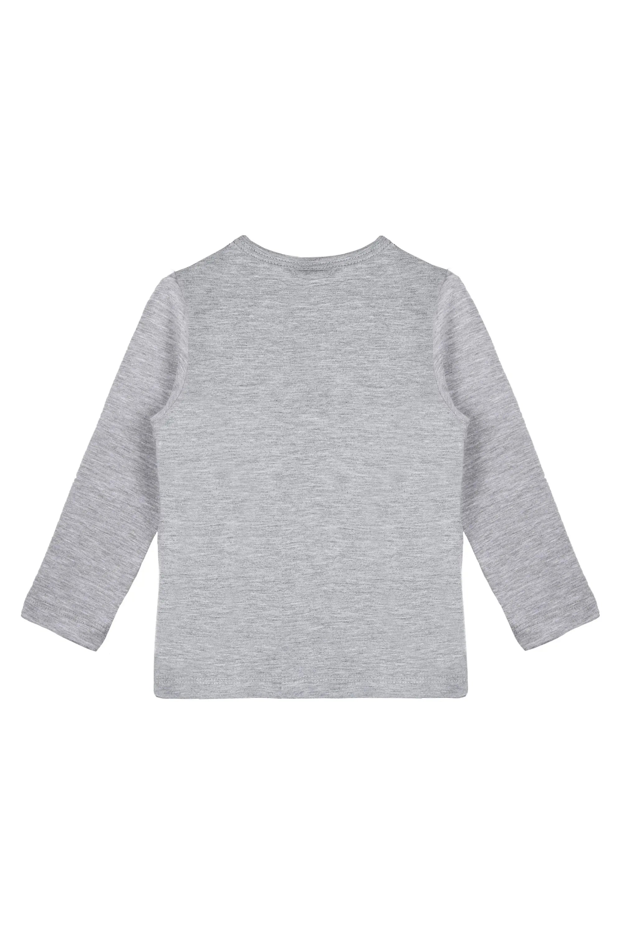 Girls' Basic Crewneck Long Sleeve Cotton T-Shirt / 8 to 10 Years LILAX