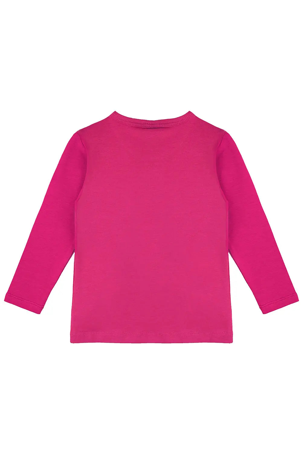 Girls' Basic Crewneck Long Sleeve Cotton T-Shirt / 8 to 10 Years LILAX