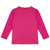 Girls' Basic Crewneck Long Sleeve Cotton T-Shirt / 8 to 10 Years LILAX