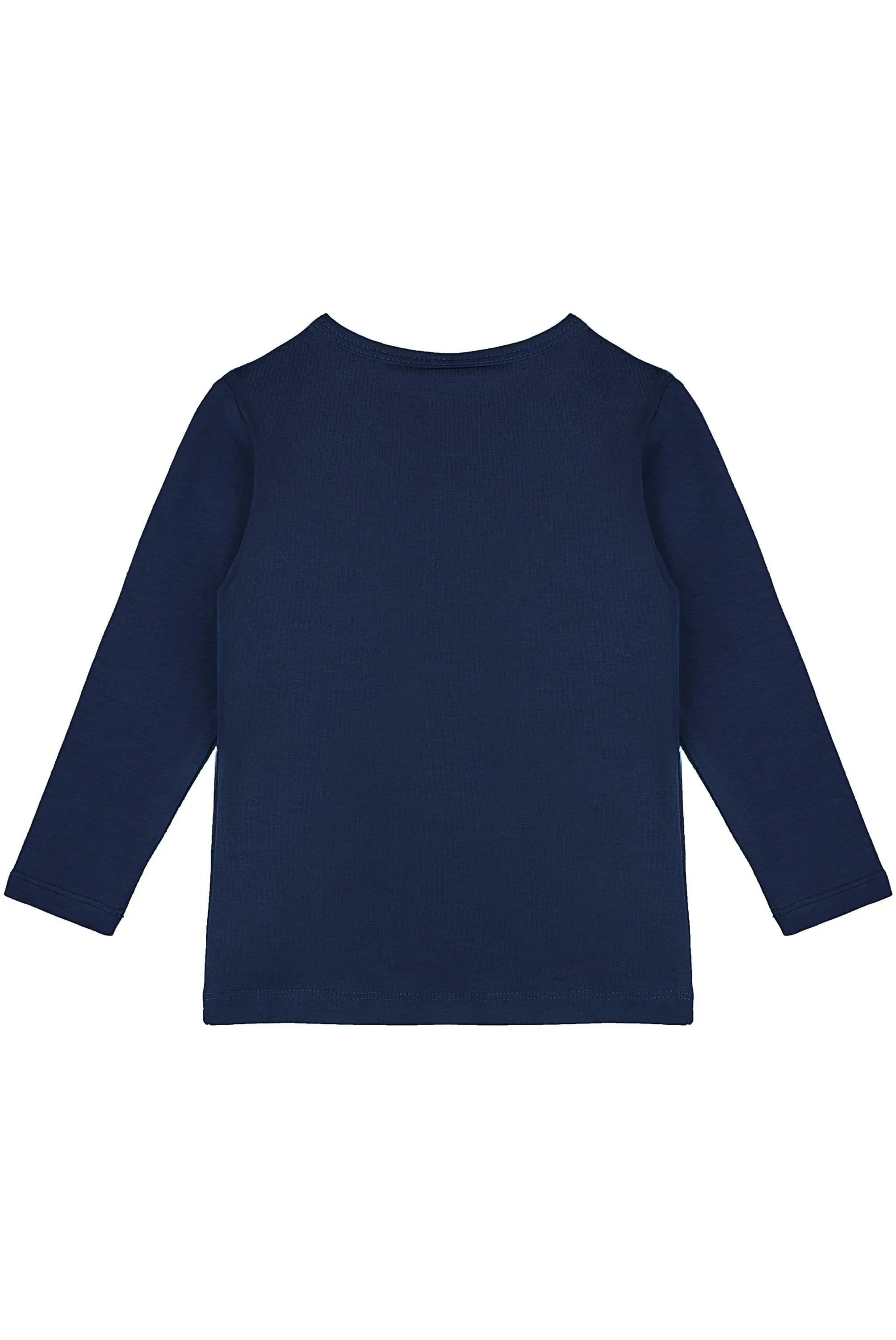 Girls' Basic Crewneck Long Sleeve Cotton T-Shirt / 8 to 10 Years LILAX