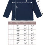 Girls' Basic Crewneck Long Sleeve Cotton T-Shirt / 8 to 10 Years LILAX