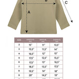 Girls' Basic Crewneck Long Sleeve Cotton T-Shirt / 8 to 10 Years LILAX