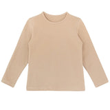 Girls' Basic Crewneck Long Sleeve Cotton T-Shirt / Toddler LILAX