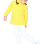 Girls' Basic Soft Leggings Solid Full Length Cotton / 5 to 8 Years LILAX