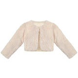 Girls' Bolero Cozy Faux Fur Jacket Shrug