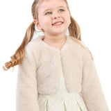 Girls' Bolero Cozy Faux Fur Jacket Shrug LILAX