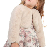 Girls' Bolero Cozy Faux Fur Jacket Shrug LILAX