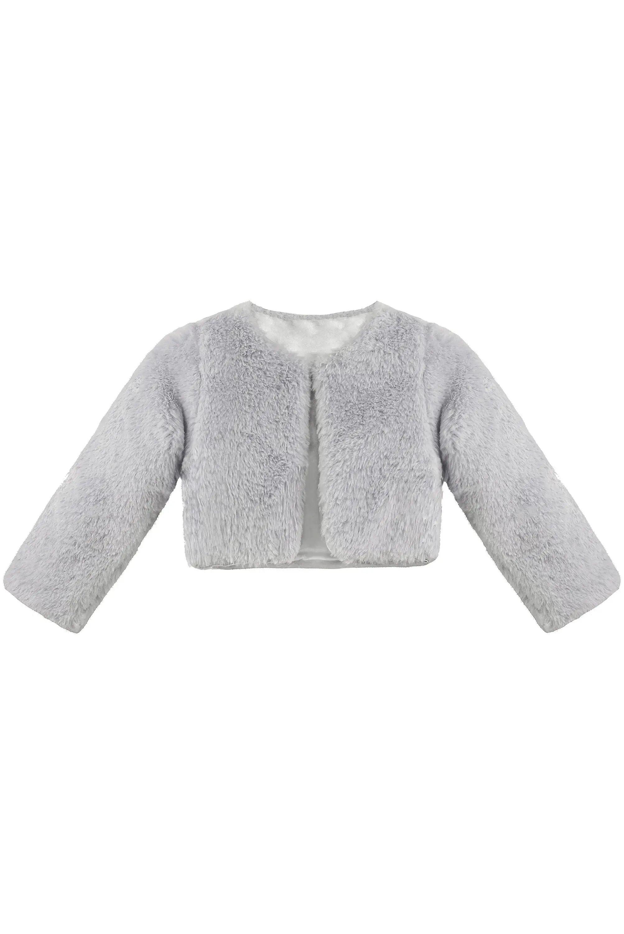 Girls' Bolero Cozy Faux Fur Jacket Shrug