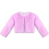 Girls' Bolero Cozy Faux Fur Jacket Shrug