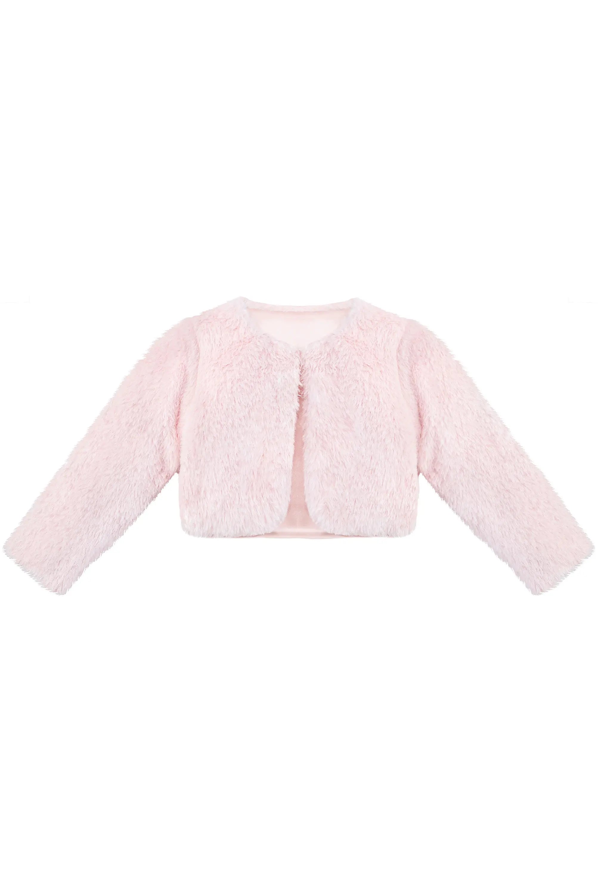 Girls' Bolero Cozy Faux Fur Jacket Shrug