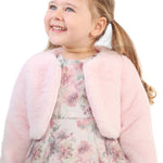 Girls' Bolero Cozy Faux Fur Jacket Shrug LILAX