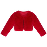 Girls' Bolero Cozy Faux Fur Jacket Shrug