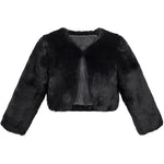 Girls' Bolero Cozy Faux Fur Jacket Shrug