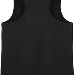 Girls' Soft Solid Cotton Blend Racerback Tank Top / 11-12 Years LILAX