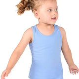 Girls' Soft Solid Cotton Blend Racerback Tank Top / 11-12 Years LILAX