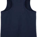 Girls' Soft Solid Cotton Blend Racerback Tank Top / 11-12 Years LILAX