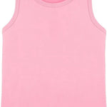 Girls' Soft Solid Cotton Blend Racerback Tank Top / 11-12 Years LILAX