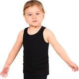 Girls' Soft Solid Cotton Blend Racerback Tank Top / 5 to 7 Years LILAX