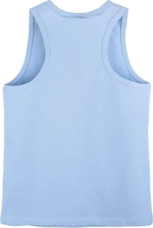 Girls' Soft Solid Cotton Blend Racerback Tank Top / 5 to 7 Years LILAX