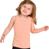 Girls' Soft Solid Cotton Blend Racerback Tank Top / 5 to 7 Years LILAX