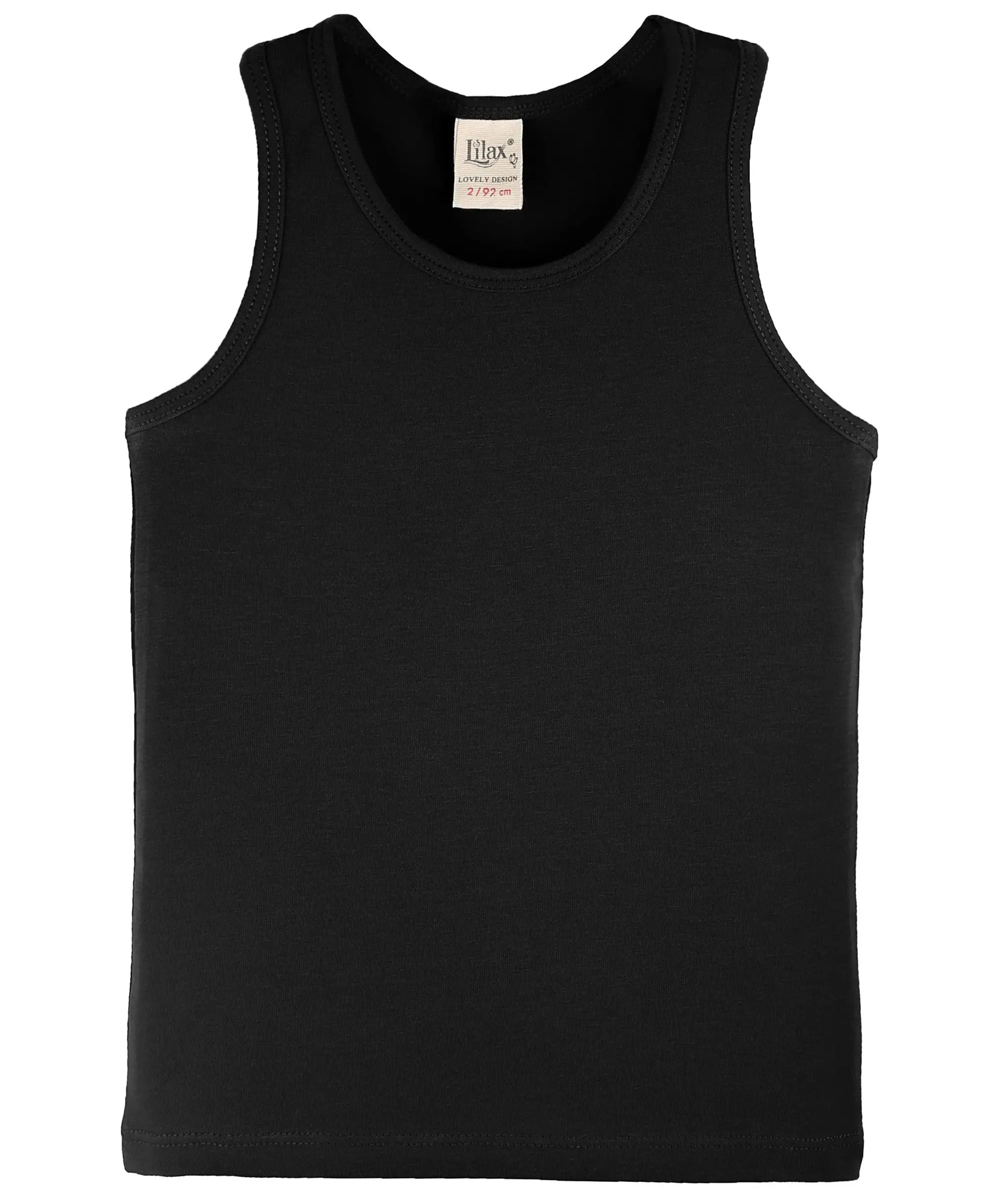 Girls cotton basic solid racerbank tanktop; best for baby girl clothes & christmas gift ideas