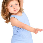 Girls cotton basic solid racerbank tanktop; best for baby girl clothes & christmas gift ideas