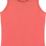 Girls' Soft Solid Cotton Blend Racerback Tank Top / Toddler